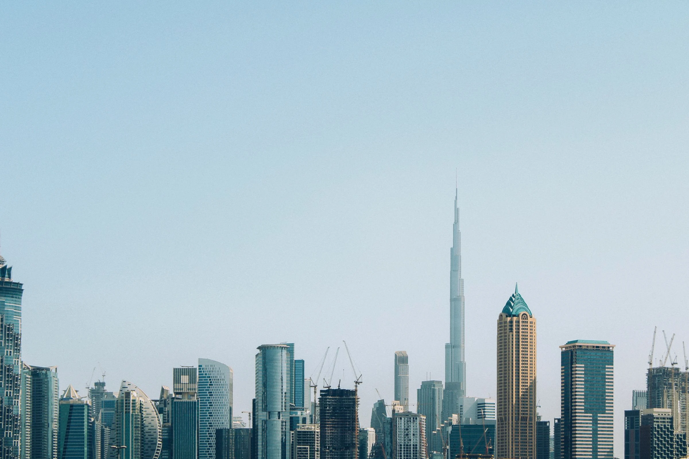 Dubai skyline photograph